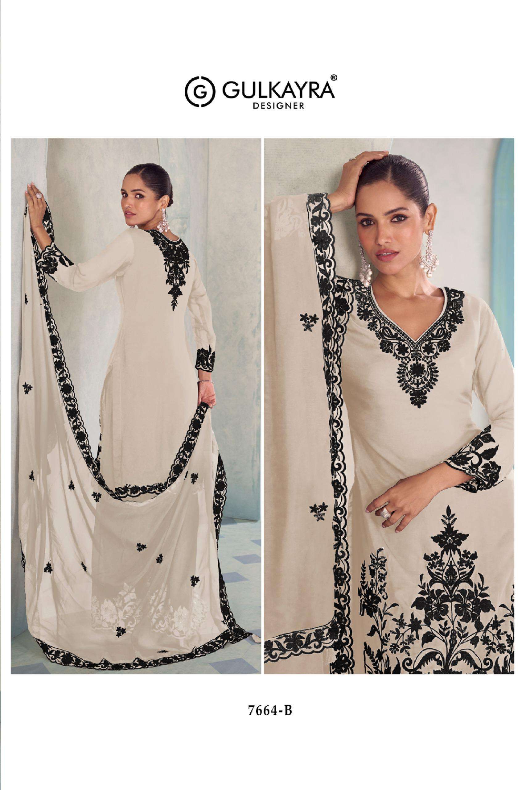 GULKAYRA DESIGNER MEHER HEAVY BEAUTIFUL DESIGNER LOOK PARTY WEAR LADIES SUIT