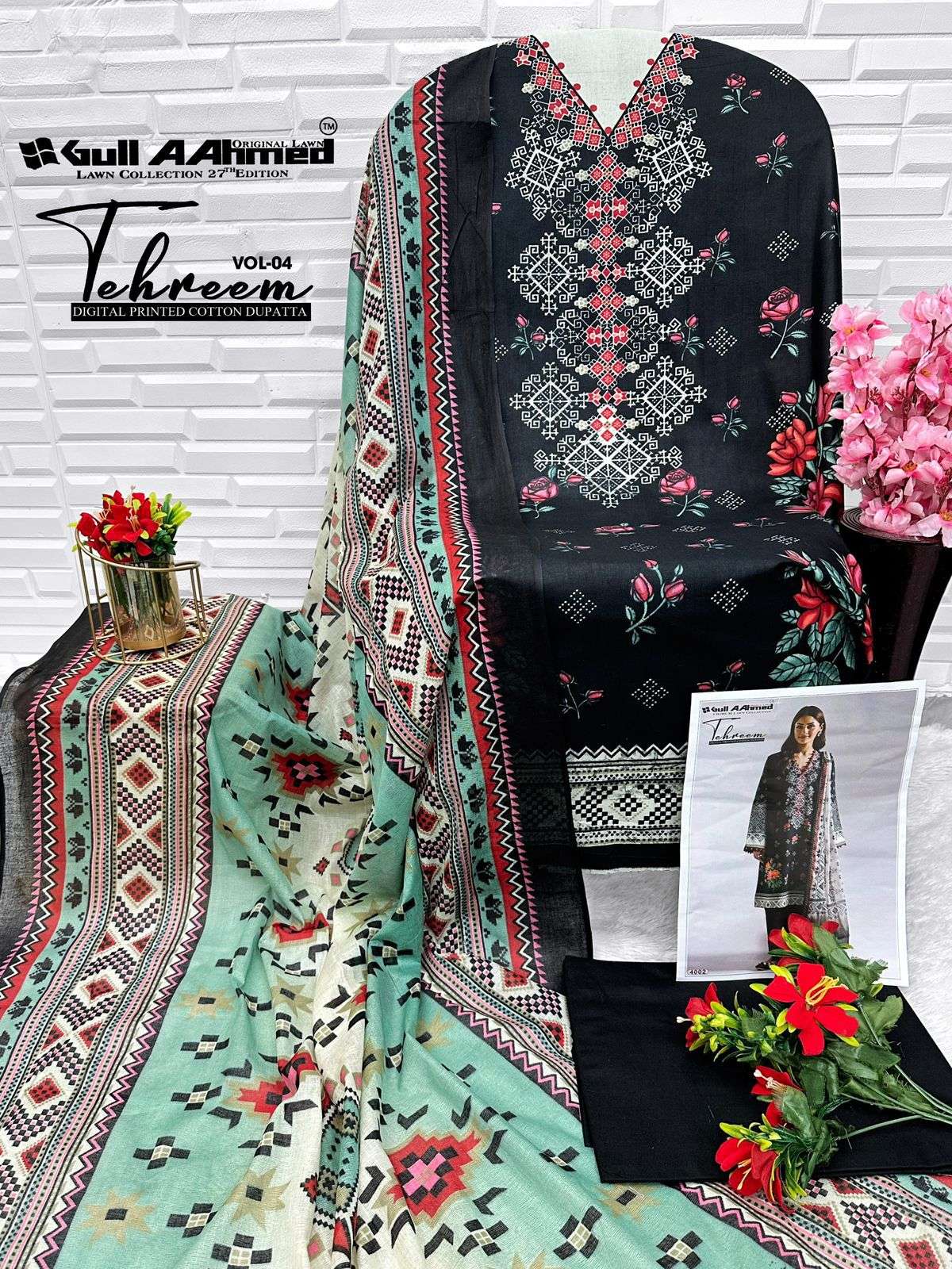 GULL AAHMED TEHREEM VOL 5 COTTON DIGITAL PRINT SALWAR SUIT
