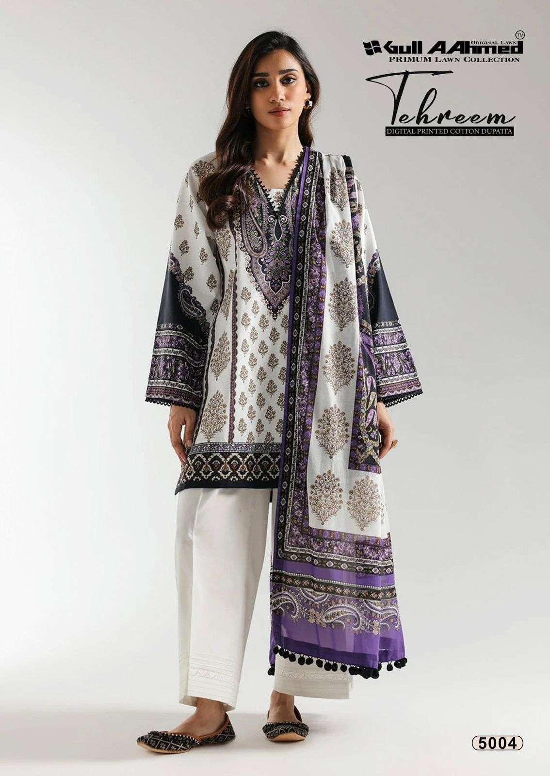 GULL AAHMED TEHREEM VOL 5 COTTON DIGITAL PRINT SALWAR SUIT