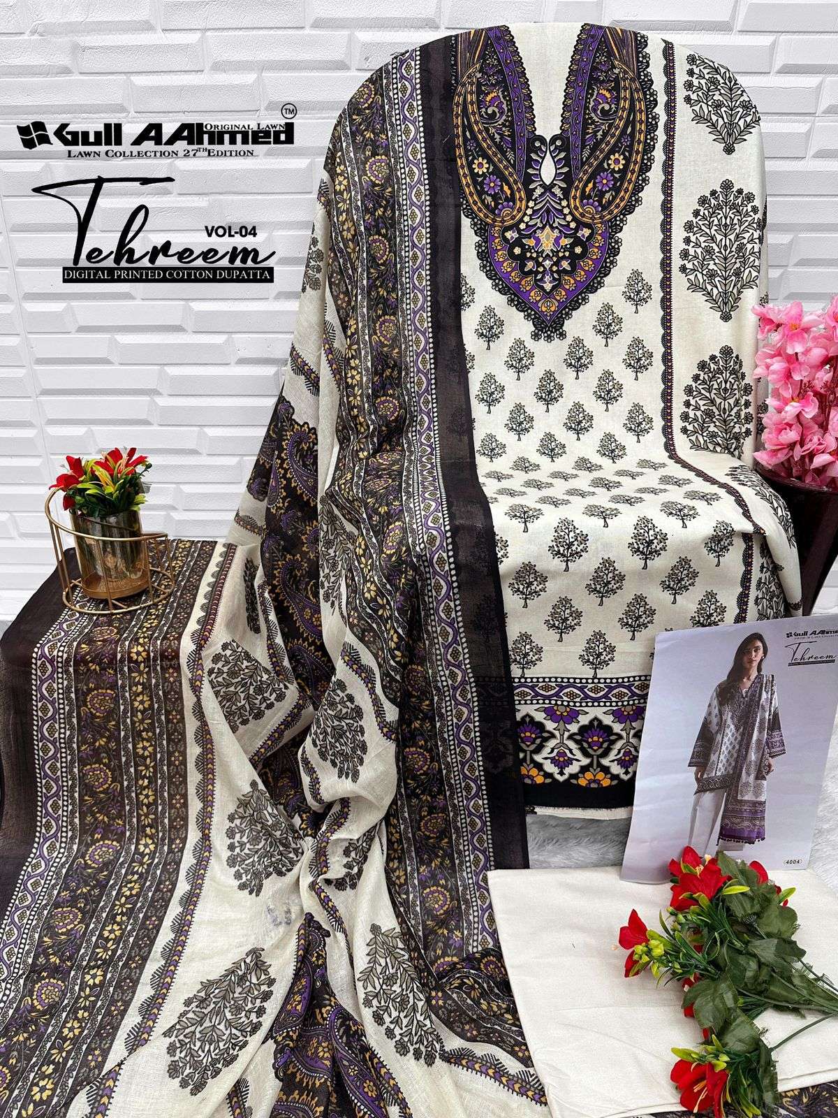 GULL AAHMED TEHREEM VOL 5 COTTON DIGITAL PRINT SALWAR SUIT