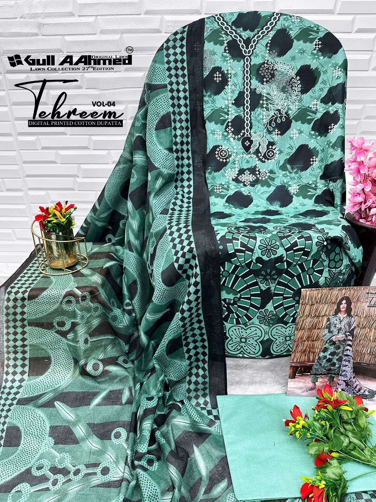 GULL AAHMED TEHREEM VOL 5 COTTON DIGITAL PRINT SALWAR SUIT