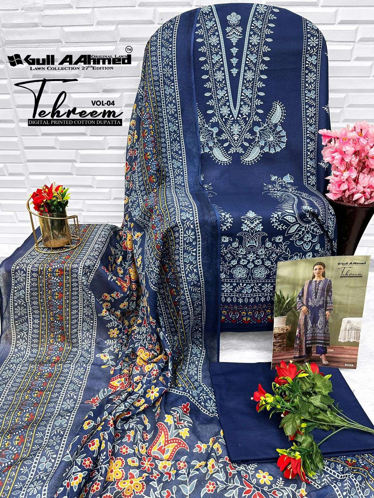 GULL AAHMED TEHREEM VOL 5 COTTON DIGITAL PRINT SALWAR SUIT