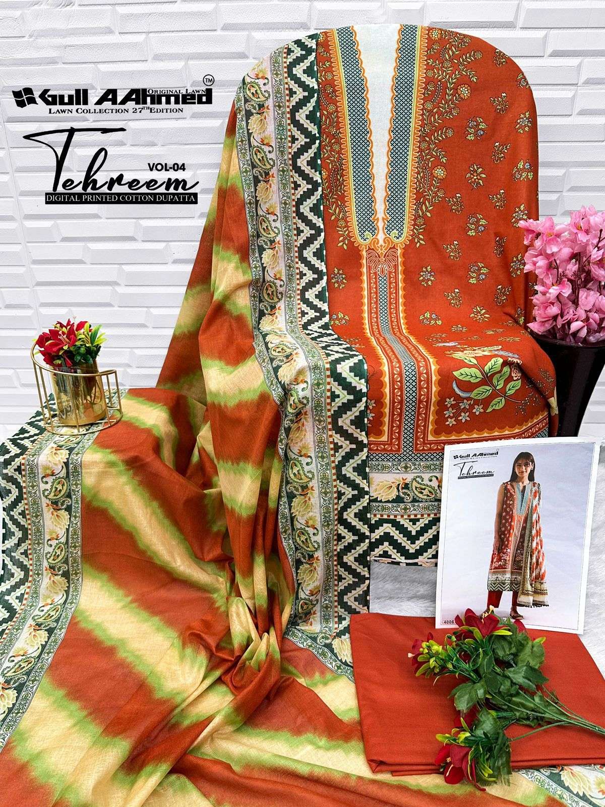 GULL AAHMED TEHREEM VOL 5 COTTON DIGITAL PRINT SALWAR SUIT