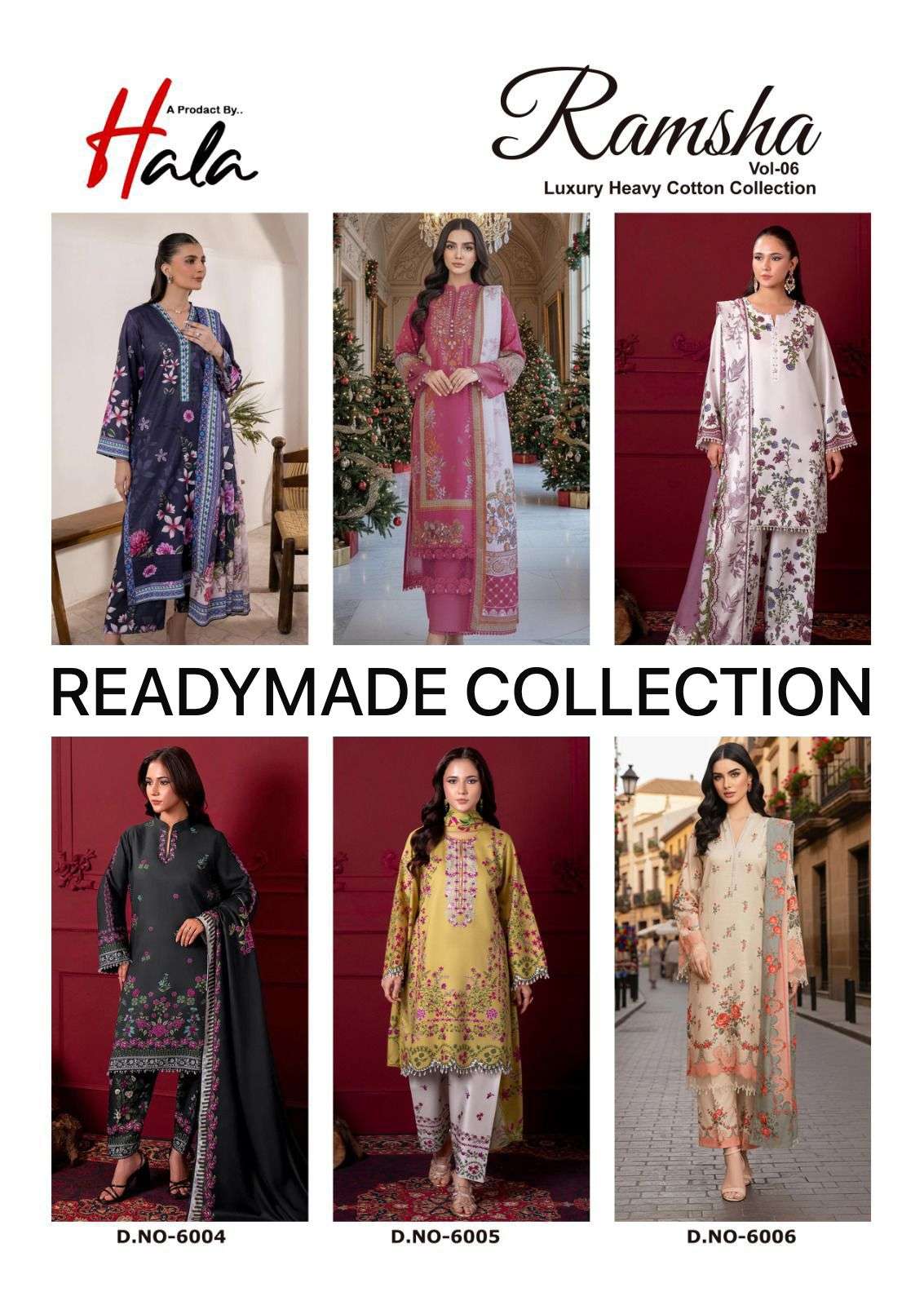 HALA RAMSHA VOL 6 READY MADE COLLECTION 
