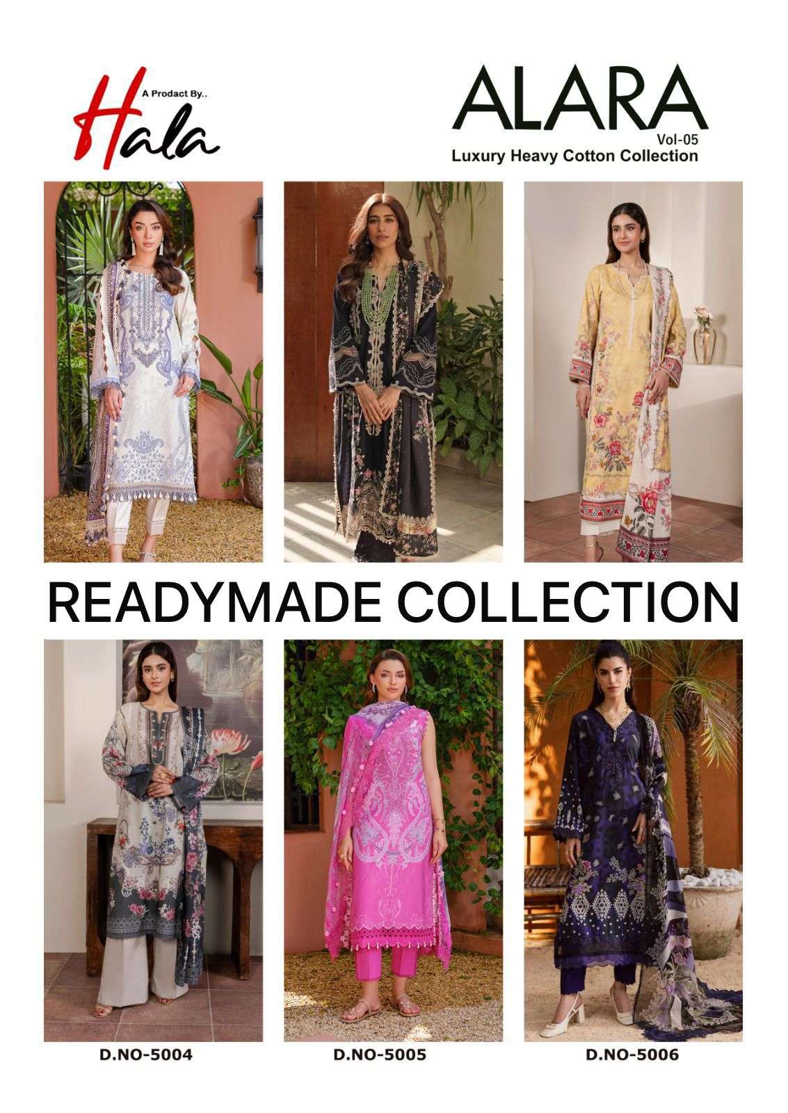 HALA TRADERS ALARA VOL 5 READY MADE COLLECTION 