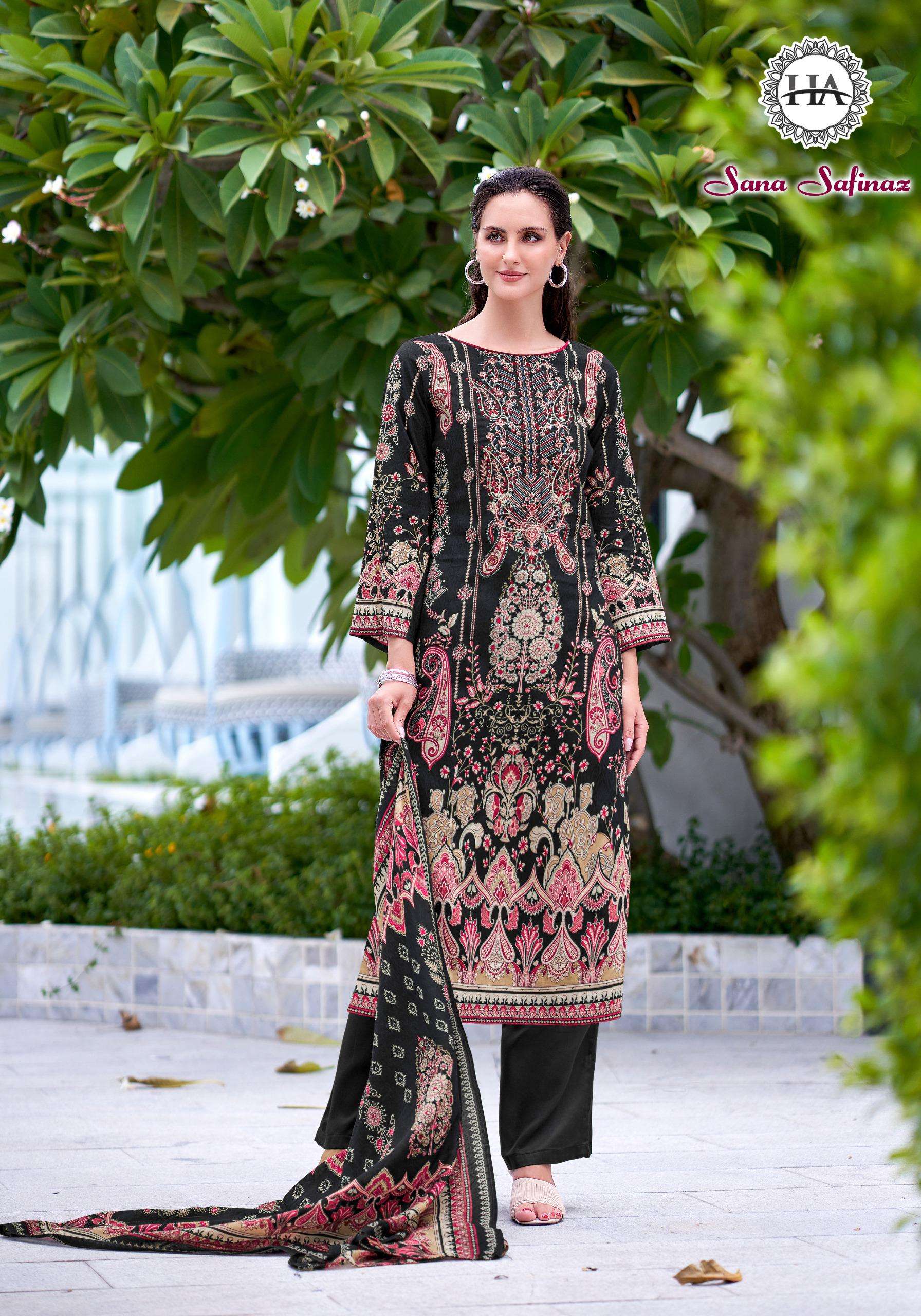 HARSHIT FASHION HUB SANA SAFINAZ COTTON DIGITAL PRINTS WITH FANCY WORK SUIT