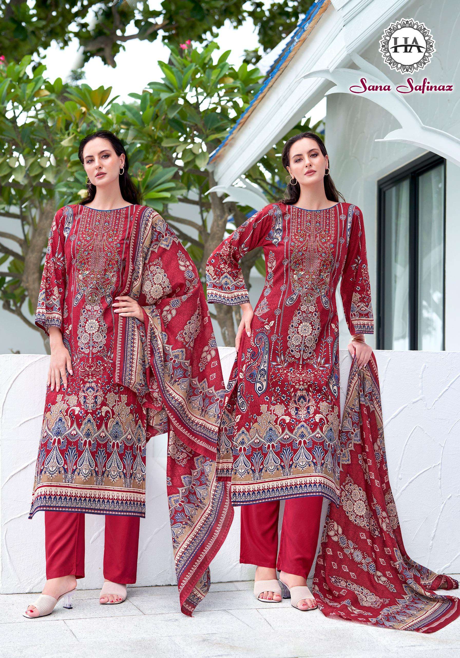 HARSHIT FASHION HUB SANA SAFINAZ COTTON DIGITAL PRINTS WITH FANCY WORK SUIT