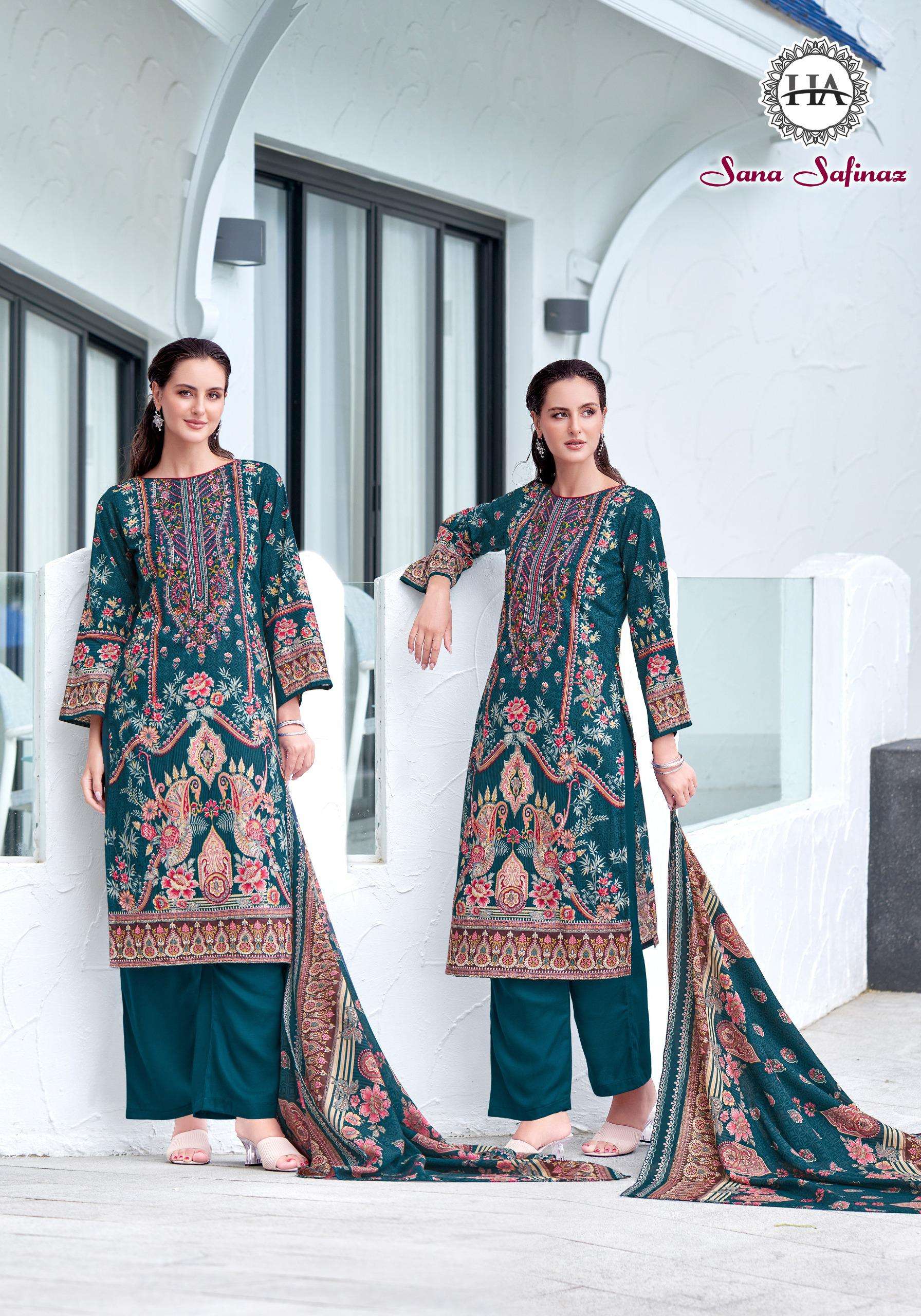 HARSHIT FASHION HUB SANA SAFINAZ COTTON DIGITAL PRINTS WITH FANCY WORK SUIT
