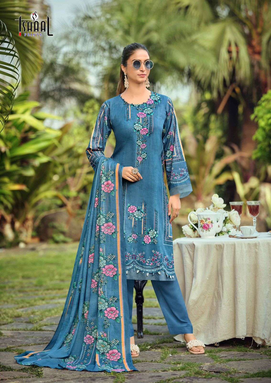 ISHAAL PRINTS GULMOHAR VOL 39 LAWN COTTON DIGITAL PRINTS SALWAR SUIT