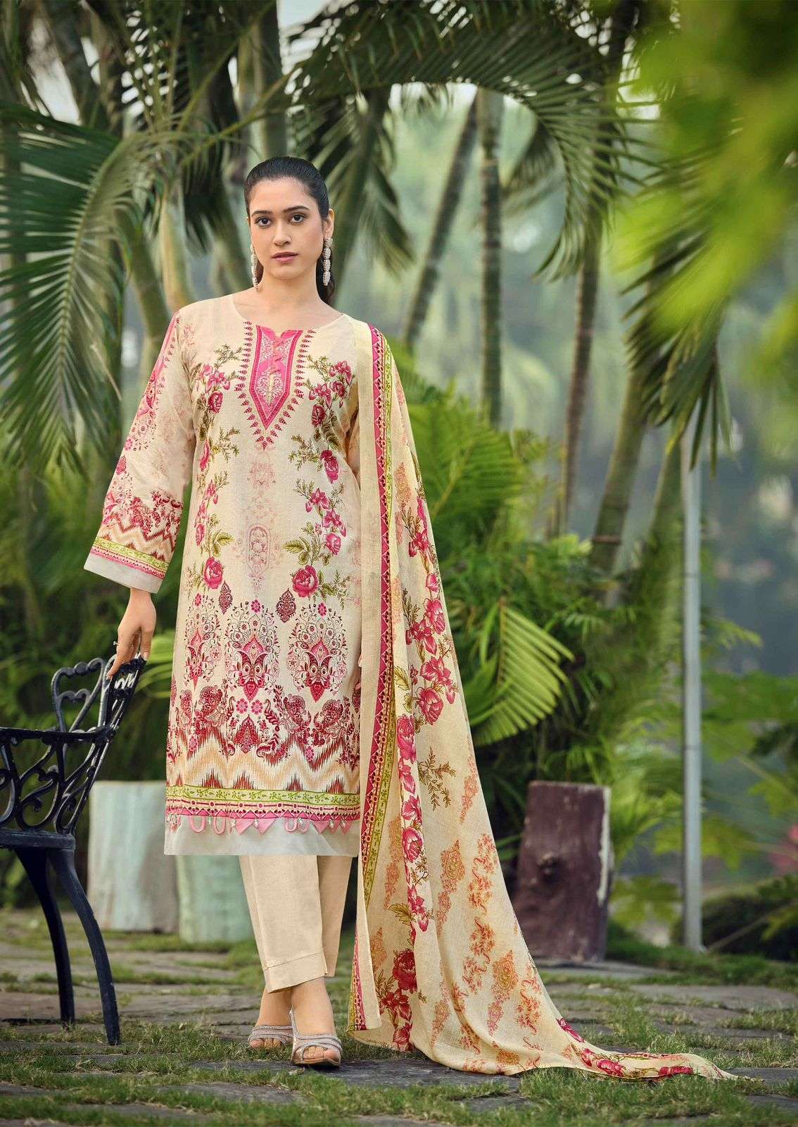 ISHAAL PRINTS GULMOHAR VOL 39 LAWN COTTON DIGITAL PRINTS SALWAR SUIT