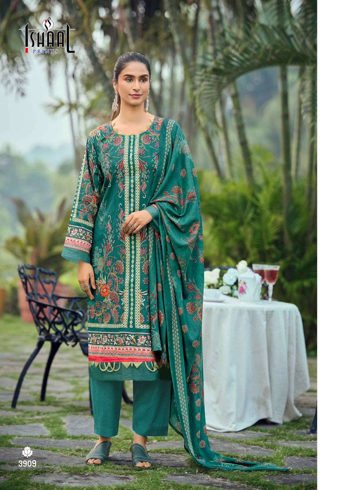 ISHAAL PRINTS GULMOHAR VOL 39 LAWN COTTON DIGITAL PRINTS SALWAR SUIT