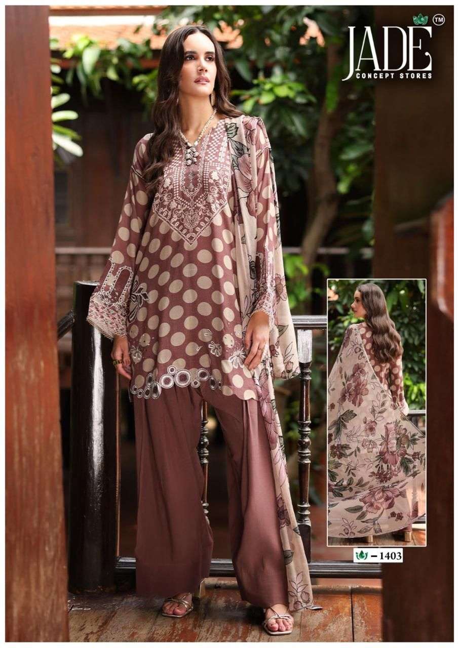 JADE CRIMSON EXCLUSIVE HEAVY LAWN COLLECTION VOL 14 READY MADE COLLECTION 