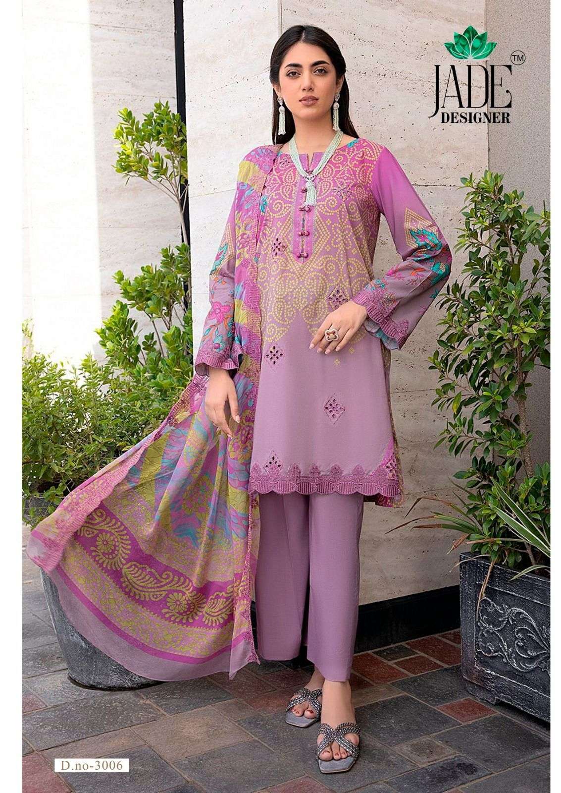 JADE DESIGNER AYESHA ZARA VOL 3 LAWN COTTON DIGITAL KARACHI PRINT SUIT