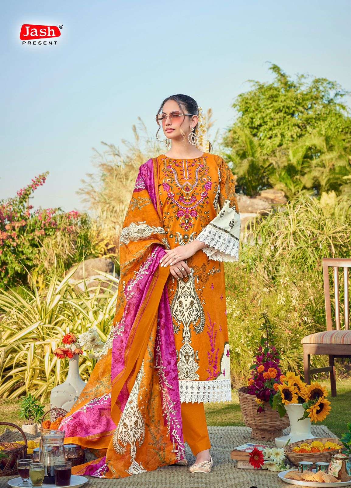 JASH BELLISHA VOL 10 COTTON DIGITAL PRINTS SALWAR SUIT