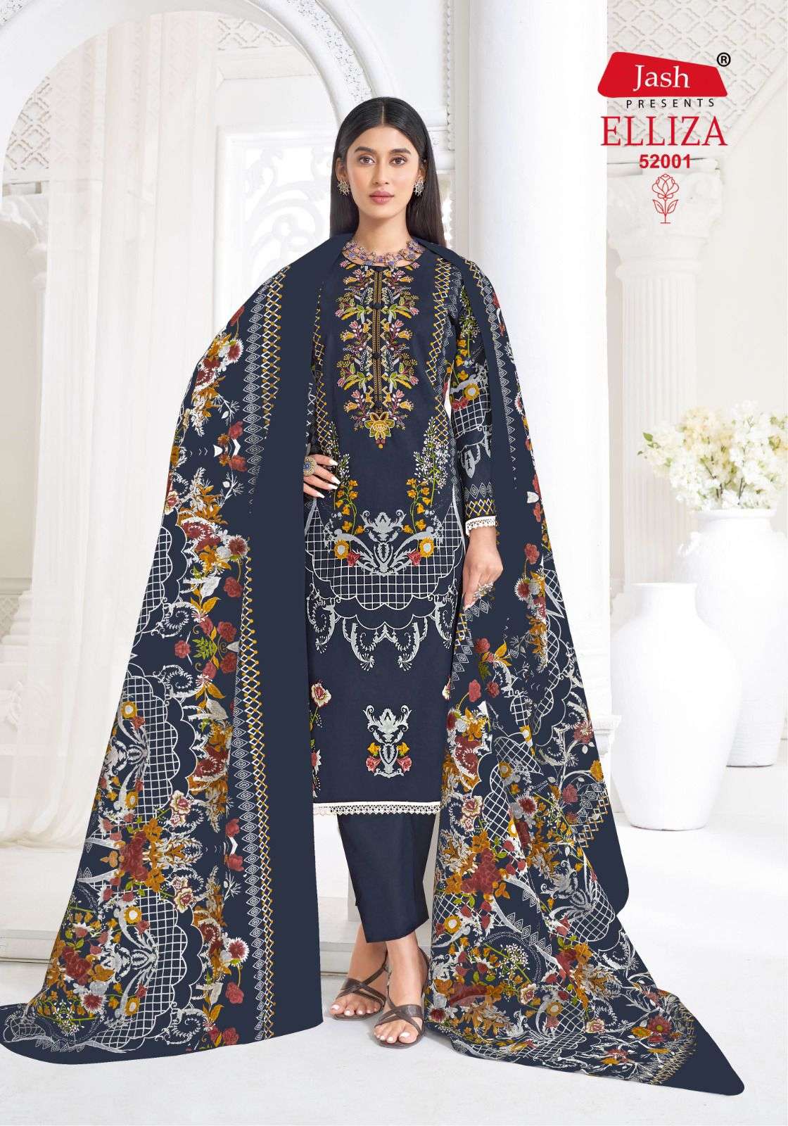 JASH ELLIZA VOL 52 COTTON DIGITAL PRINT SALWAR SUIT