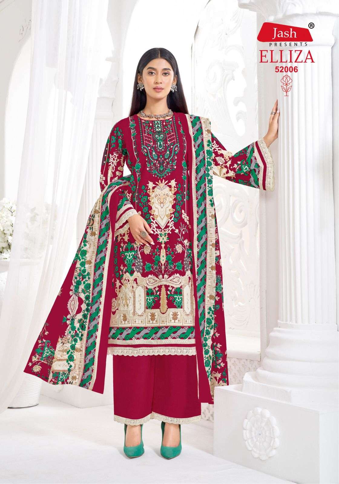 JASH ELLIZA VOL 52 COTTON DIGITAL PRINT SALWAR SUIT