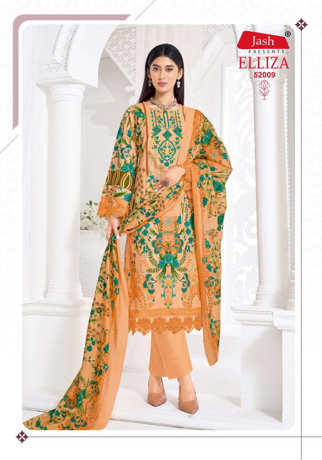 JASH ELLIZA VOL 52 COTTON DIGITAL PRINT SALWAR SUIT