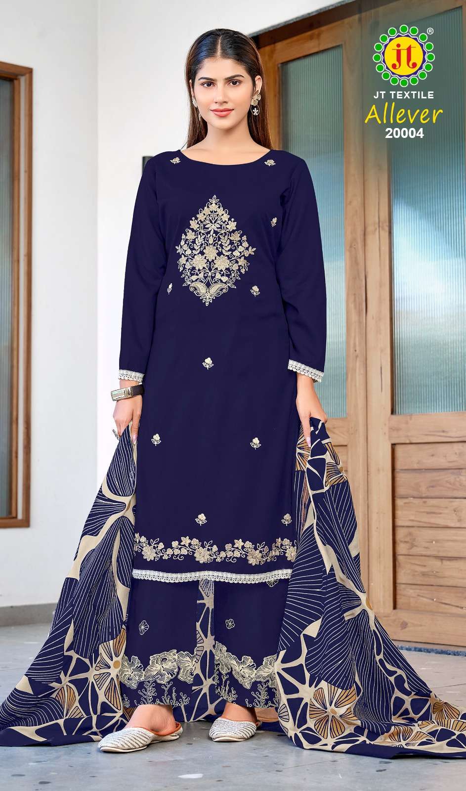 JT ALL EVER VOL 20 RAYON FANCY WORKS LADIES SALWAR SUIT