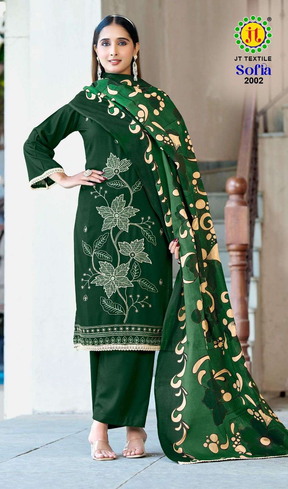 JT SOFIA VOL 2 RAYON FANCY PREMIUM WORKS LADIES SALWAR SUIT