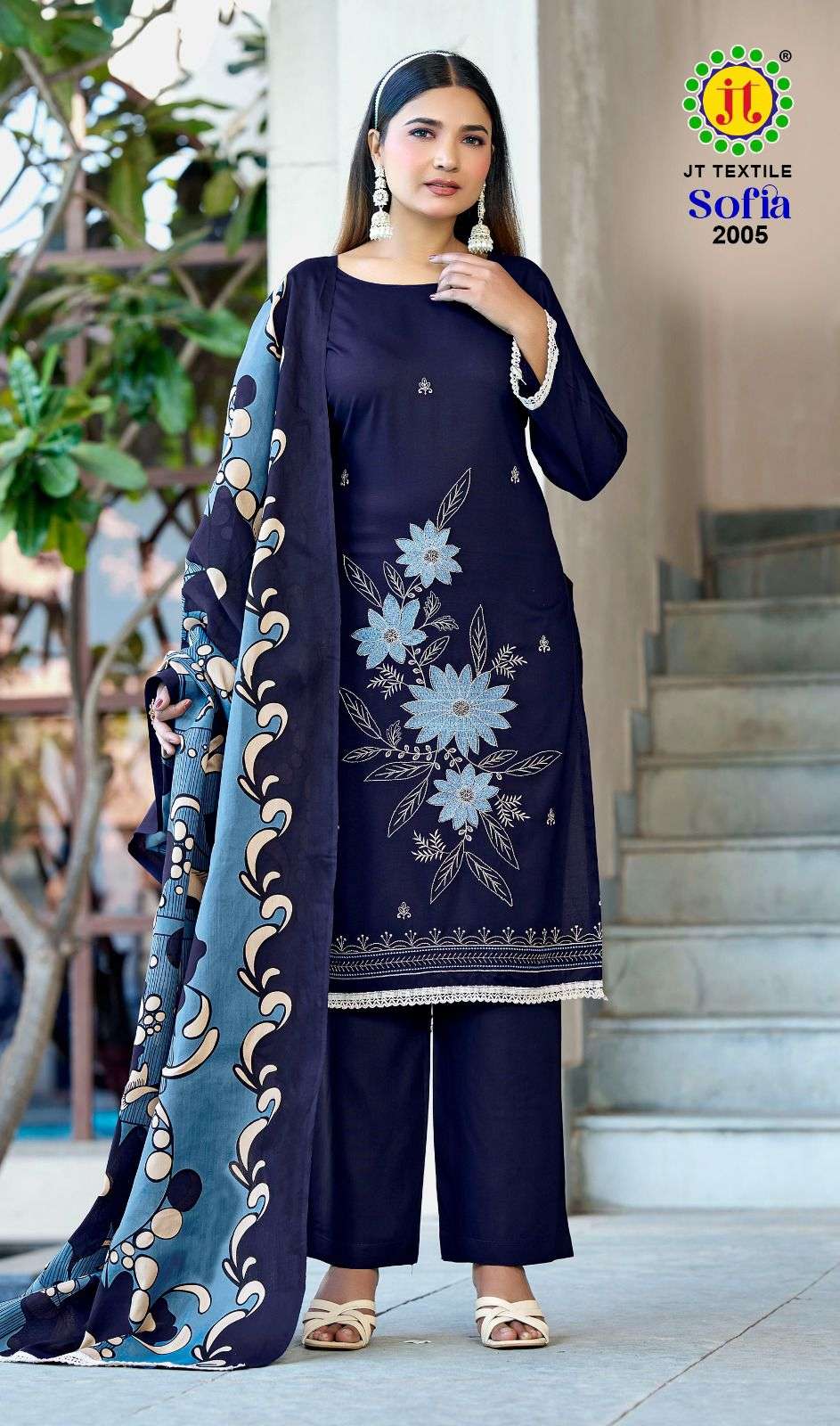 JT SOFIA VOL 2 RAYON FANCY PREMIUM WORKS LADIES SALWAR SUIT