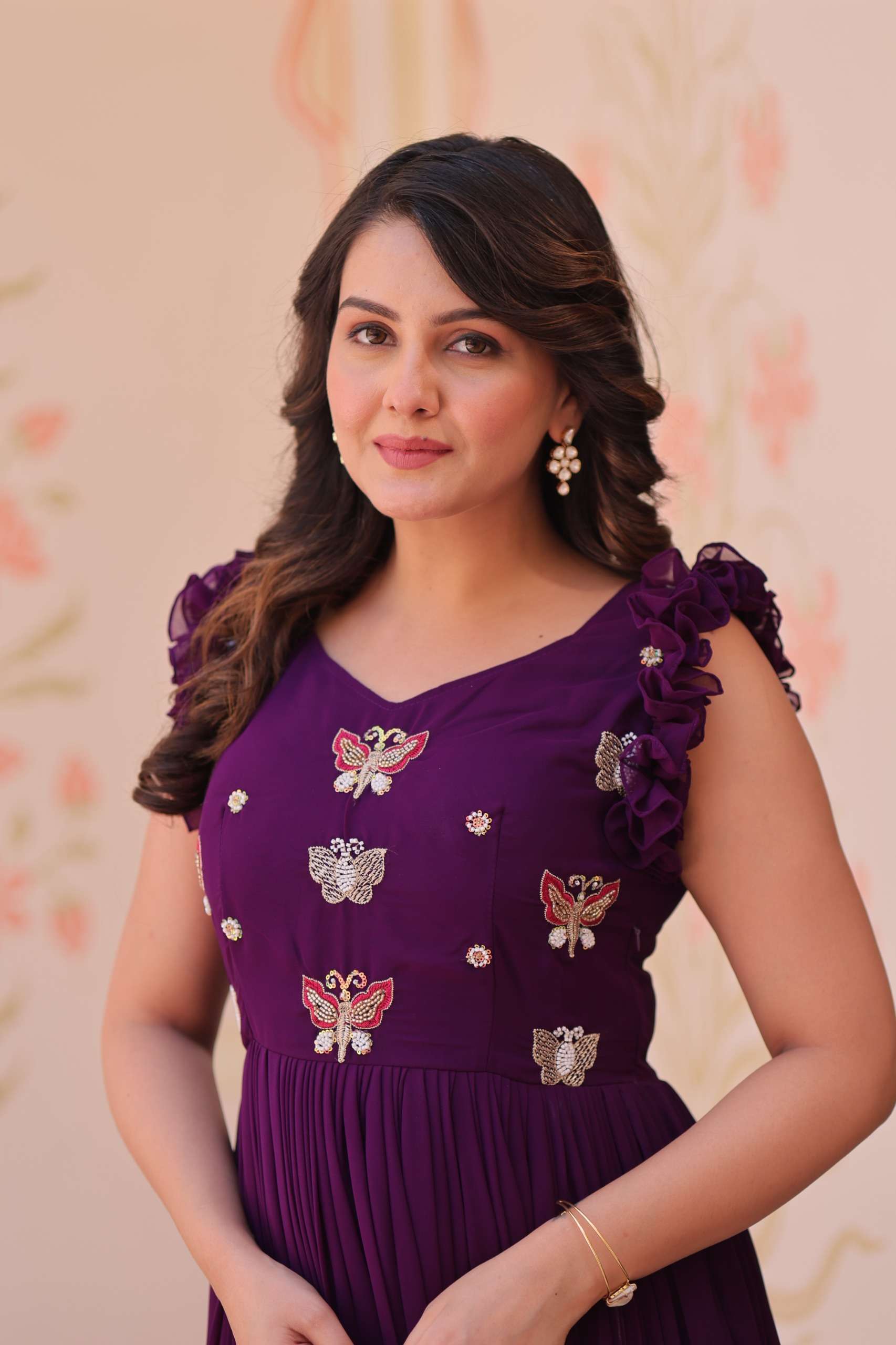 KA 1174 GEORGETTE PREETY LOOKS PARTY WEAR GOWN