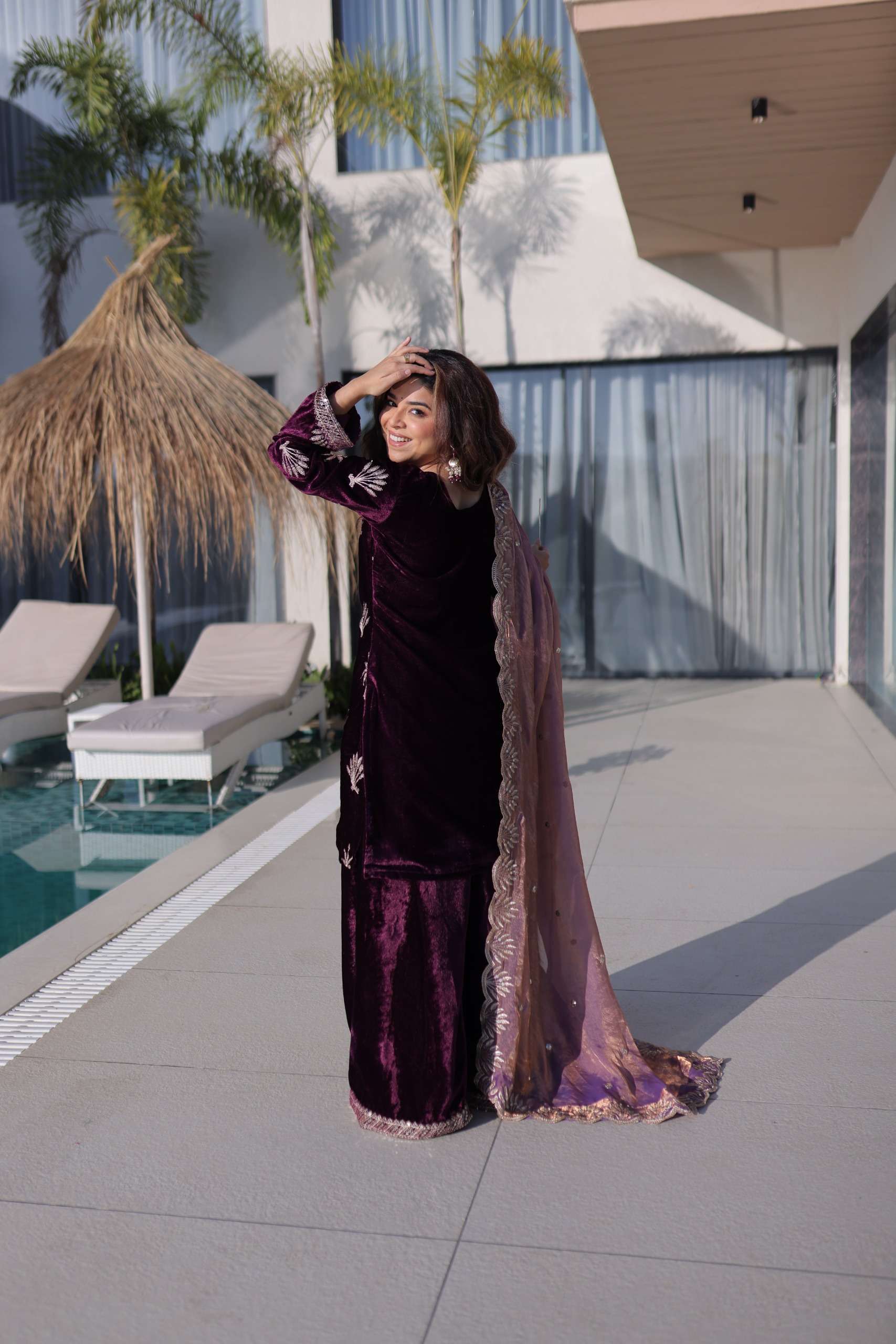 KA 1220 VELVET WITH HEAVY DESIGNER WORK WEDDING WEAR SUIT