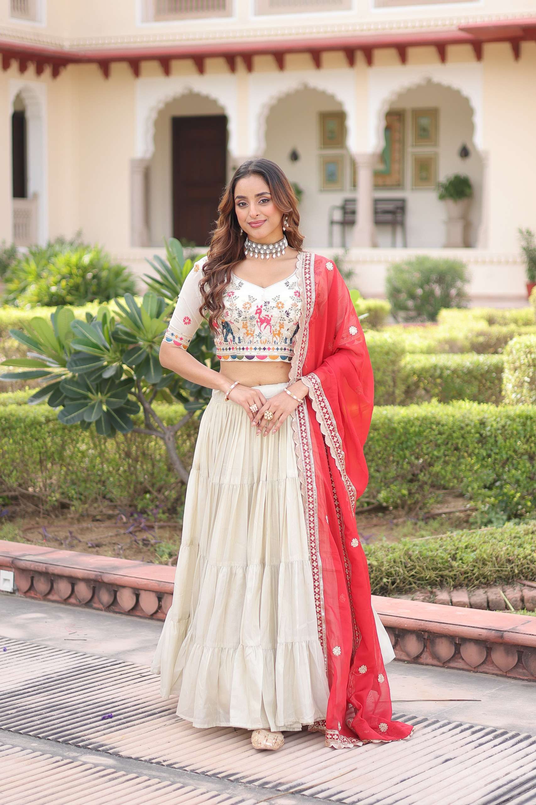 KA 5061 SILK DESIGNER FESTIVE WEAR LEHENGA CHOLI COLLECTIONS 