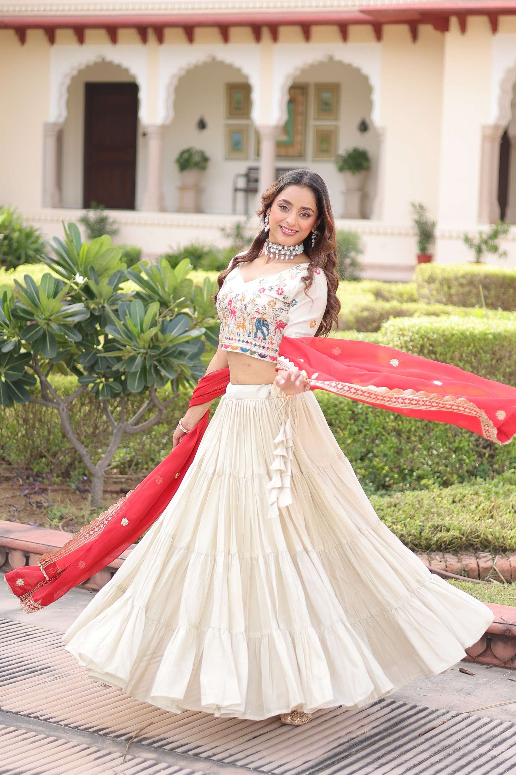KA 5061 SILK DESIGNER FESTIVE WEAR LEHENGA CHOLI COLLECTIONS 