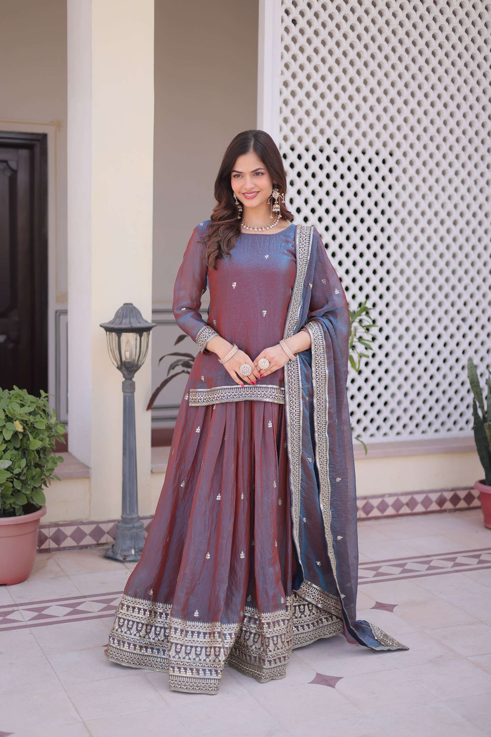 KA 5065 HEAVY BEAUTIFUL FESTIVE SEASON WEAR TOP WITH LEHENGA AND DUPATTA SET 