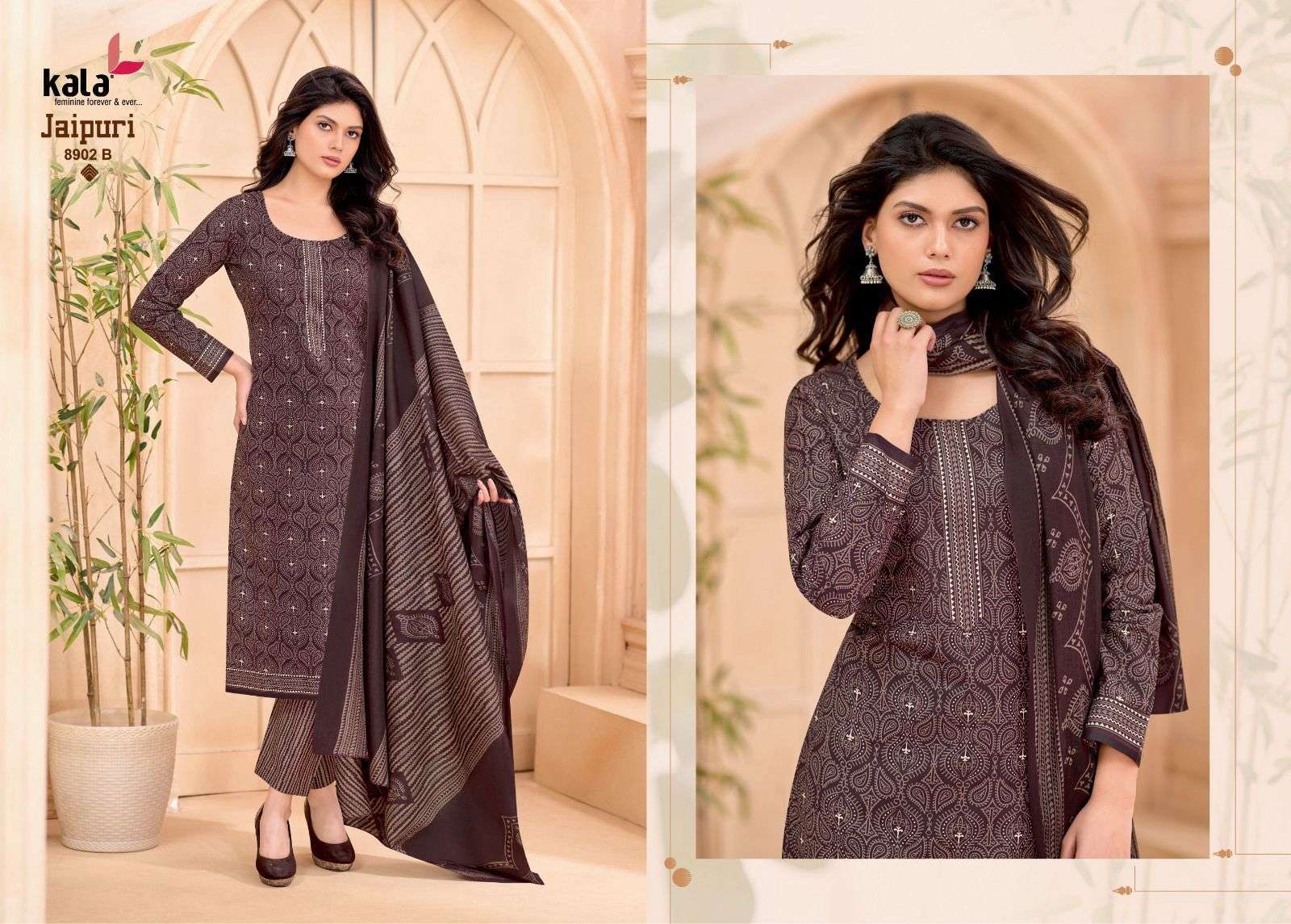 KALA FASHION JAIPURI VOL 9 COTTON PRINTED SALWAR SUIT