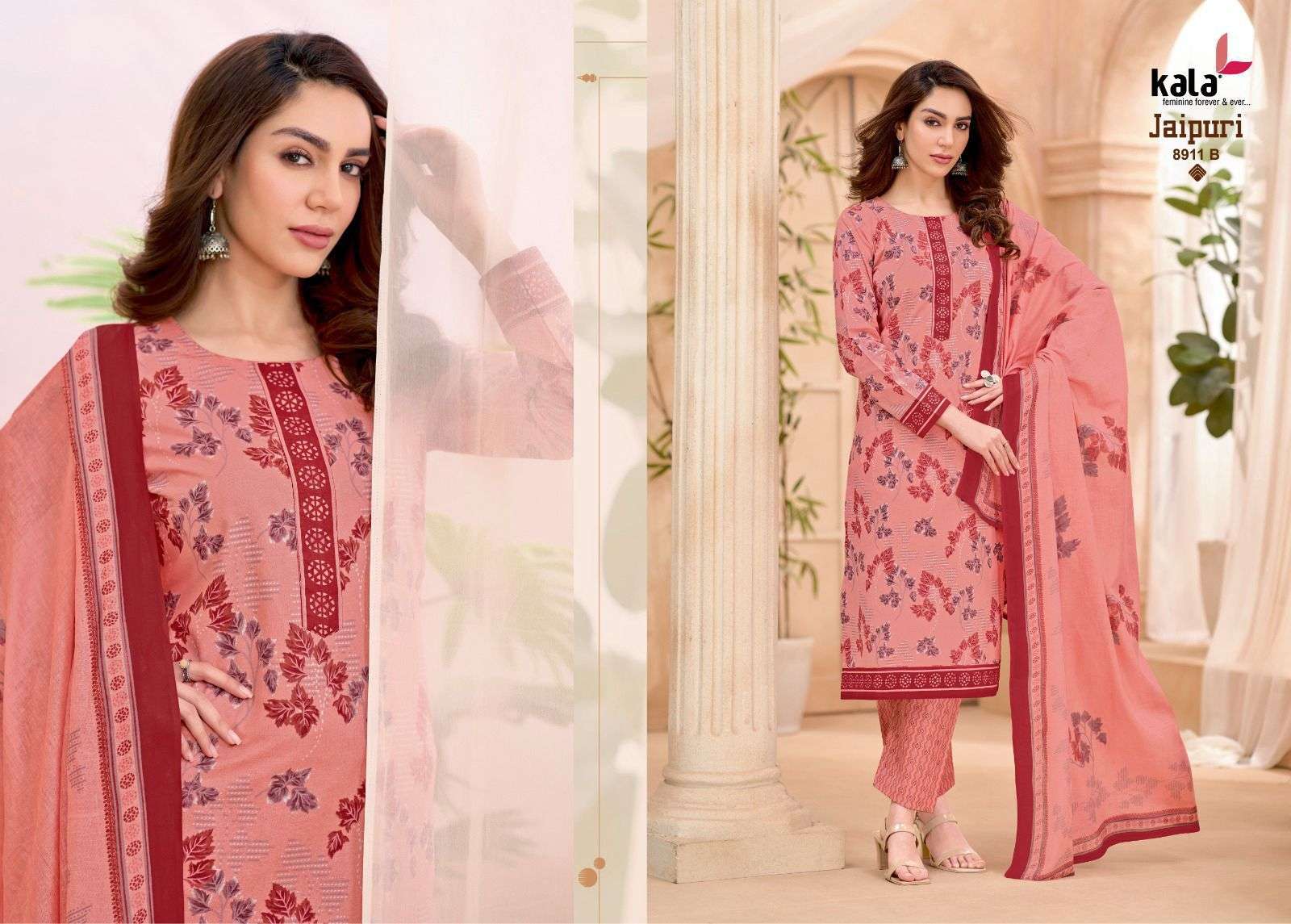 KALA FASHION JAIPURI VOL 9 COTTON PRINTED SALWAR SUIT