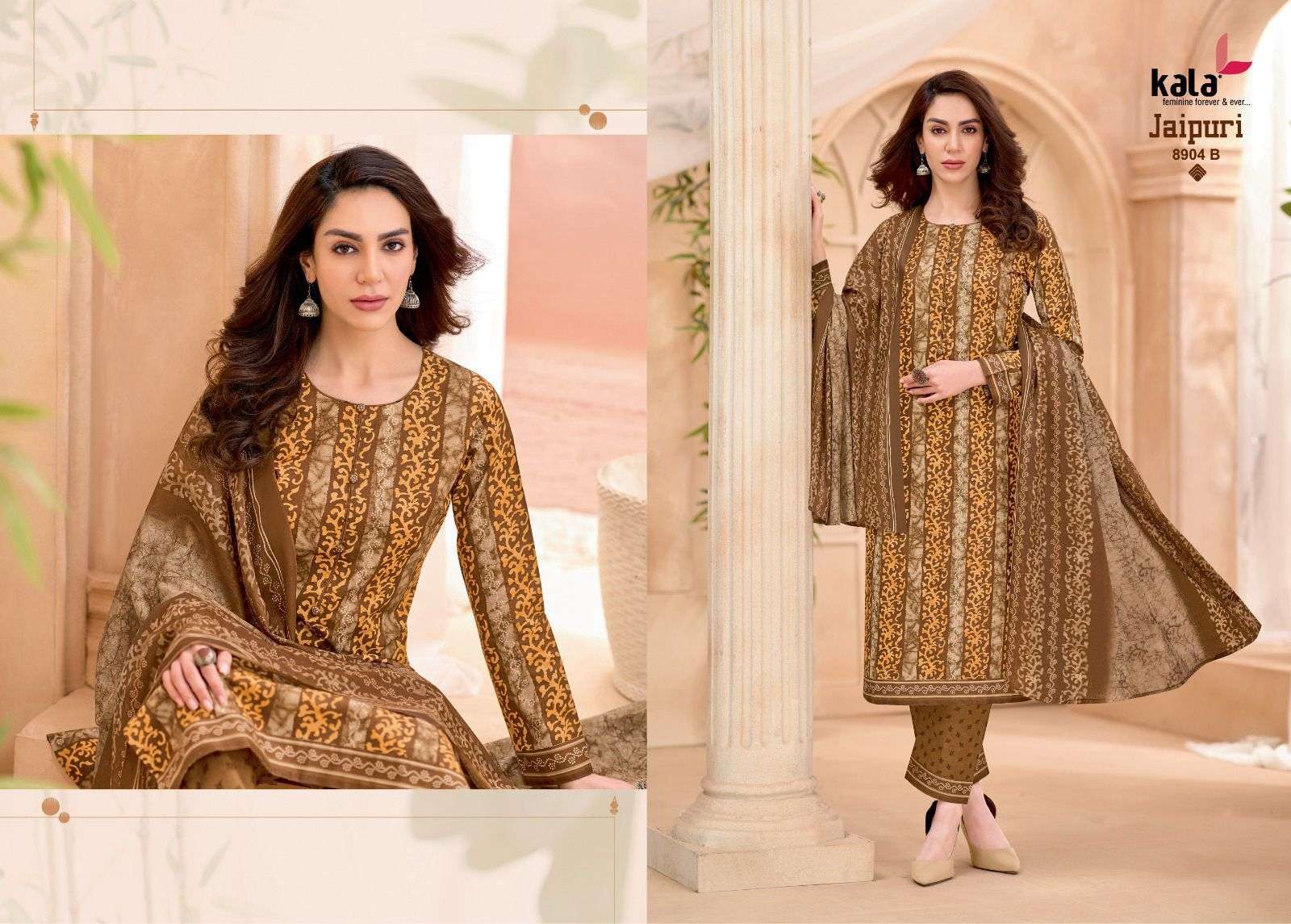 KALA FASHION JAIPURI VOL 9 COTTON PRINTED SALWAR SUIT