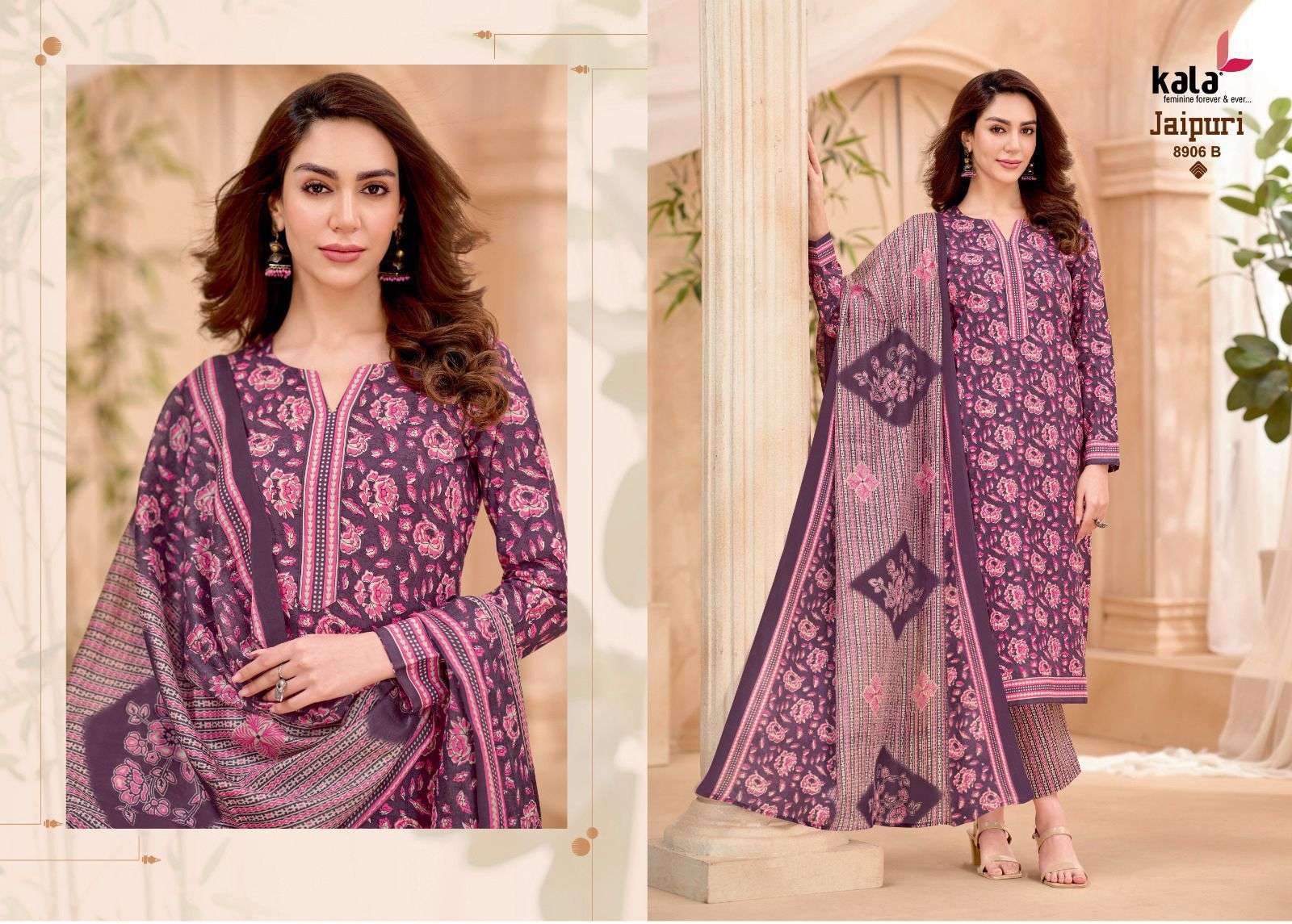 KALA FASHION JAIPURI VOL 9 COTTON PRINTED SALWAR SUIT