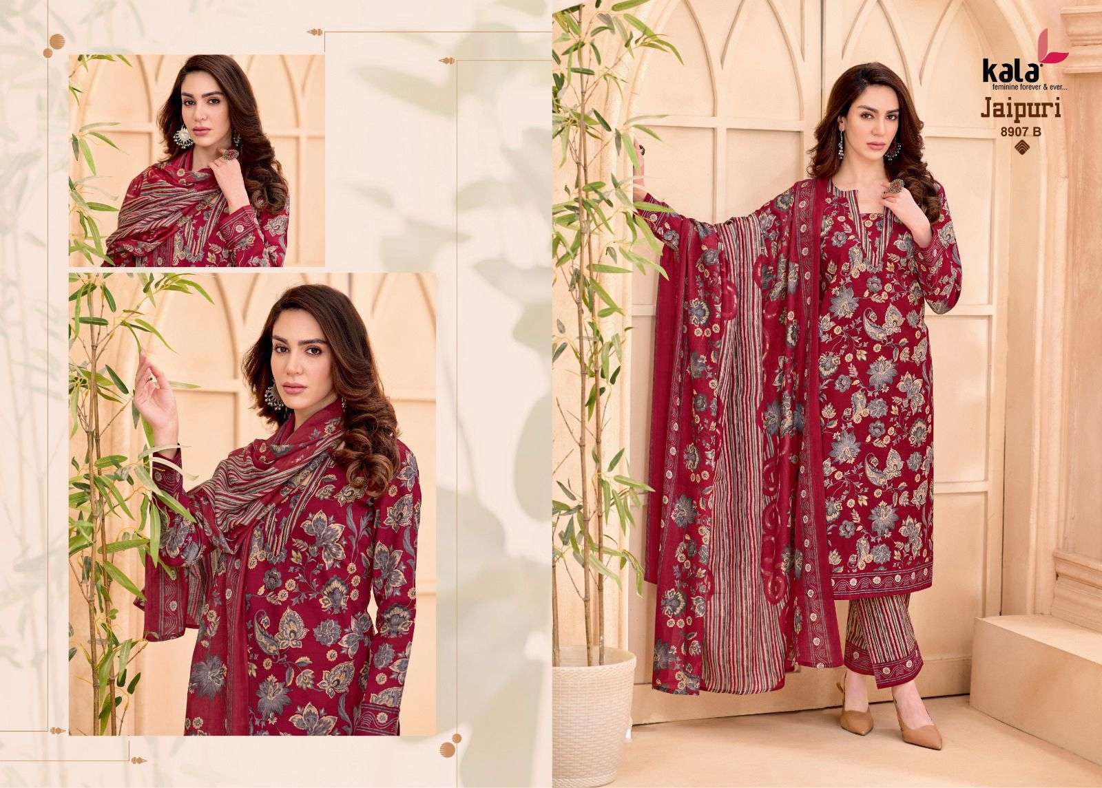KALA FASHION JAIPURI VOL 9 COTTON PRINTED SALWAR SUIT