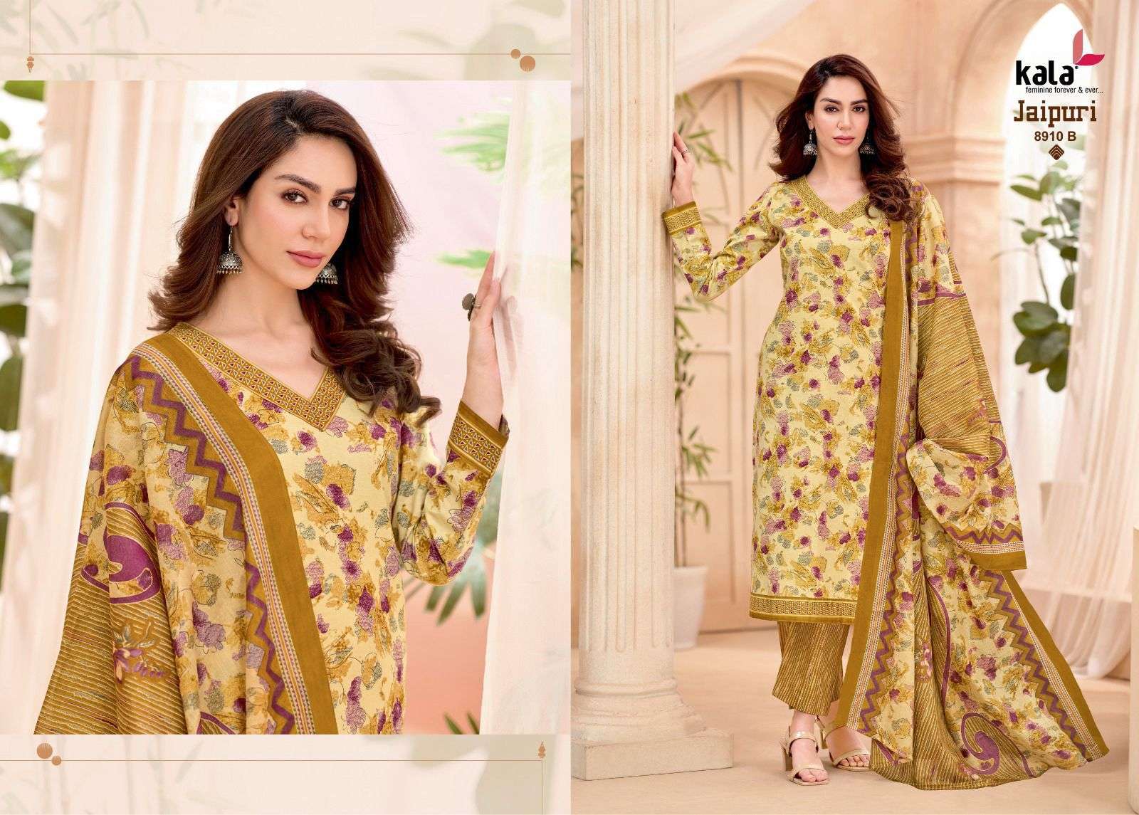KALA FASHION JAIPURI VOL 9 COTTON PRINTED SALWAR SUIT
