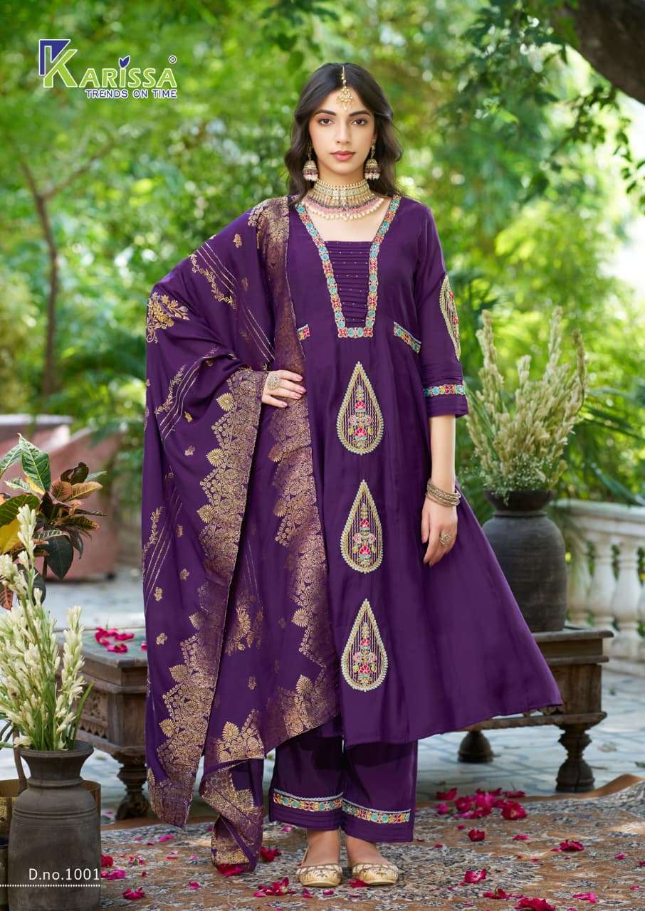  KARISSA OCCASION VISCOSE ANARKALI STYLE READY MADE LADIES SUIT