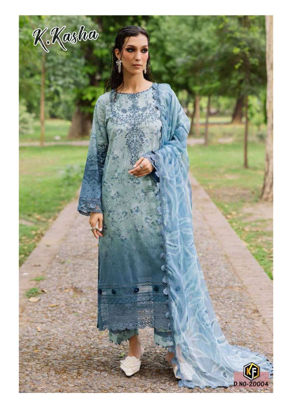 KEVAL FAB K KASHA VOL 20 COTTON DIGITAL STYLE PRINTS SALWAR SUIT