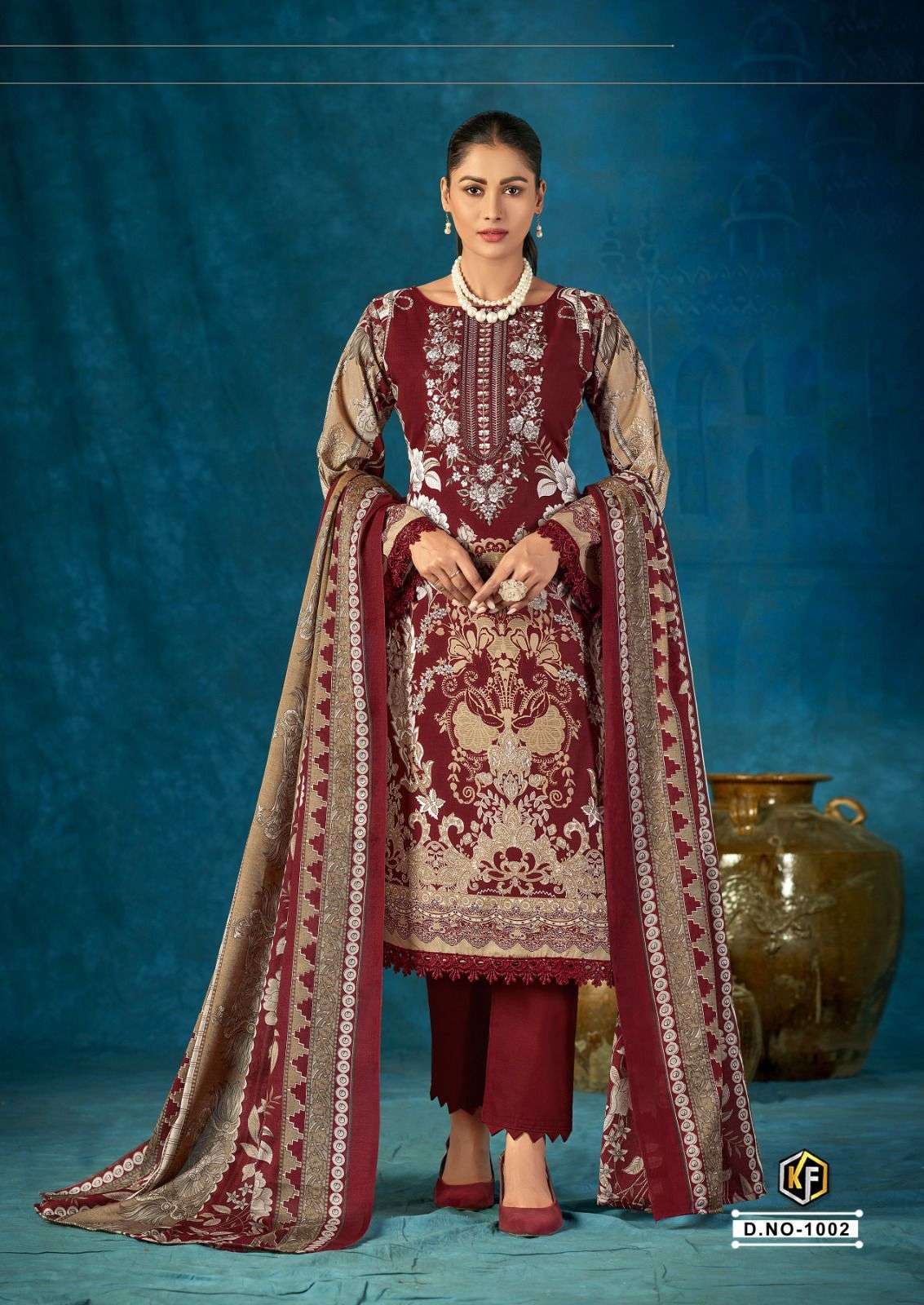 KEVAL FAB MUZLIN VOL 1 COTTON DIGITAL PRINTS SALWAR SUIT