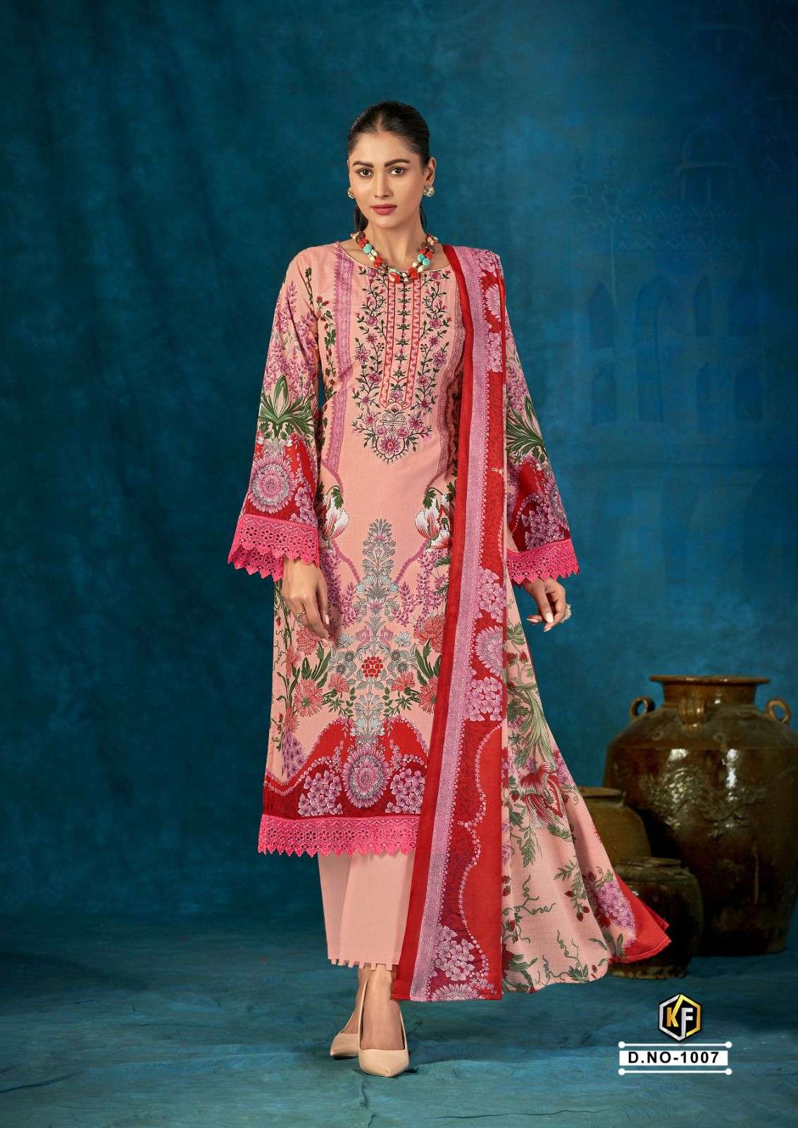 KEVAL FAB MUZLIN VOL 1 COTTON DIGITAL PRINTS SALWAR SUIT