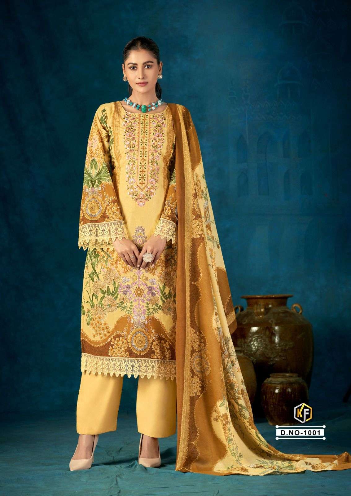 KEVAL FAB MUZLIN VOL 1 COTTON DIGITAL PRINTS SALWAR SUIT