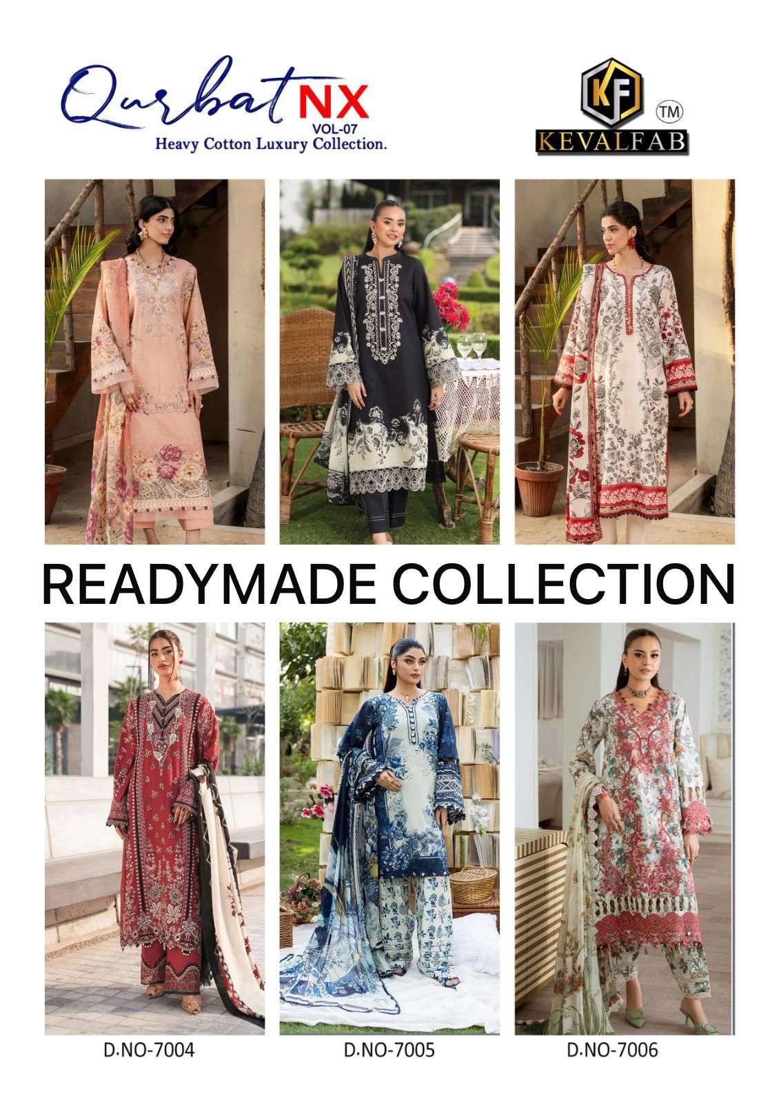 KEVAL FAB QURBAT NX VOL 7 READY MADE COLLECTION 