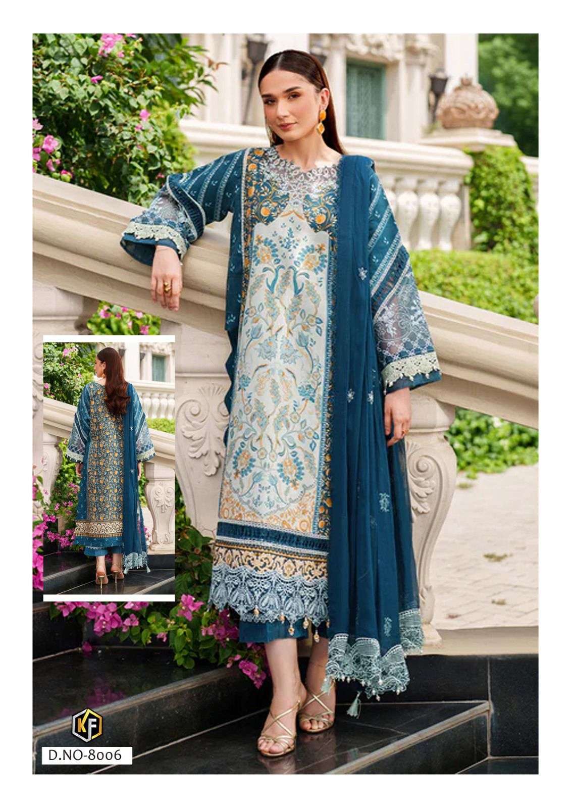 KEVAL FAB QURBAT NX VOL 8 NEW DESIGNS COTTON DIGITAL PRINTS SALWAR SUIT