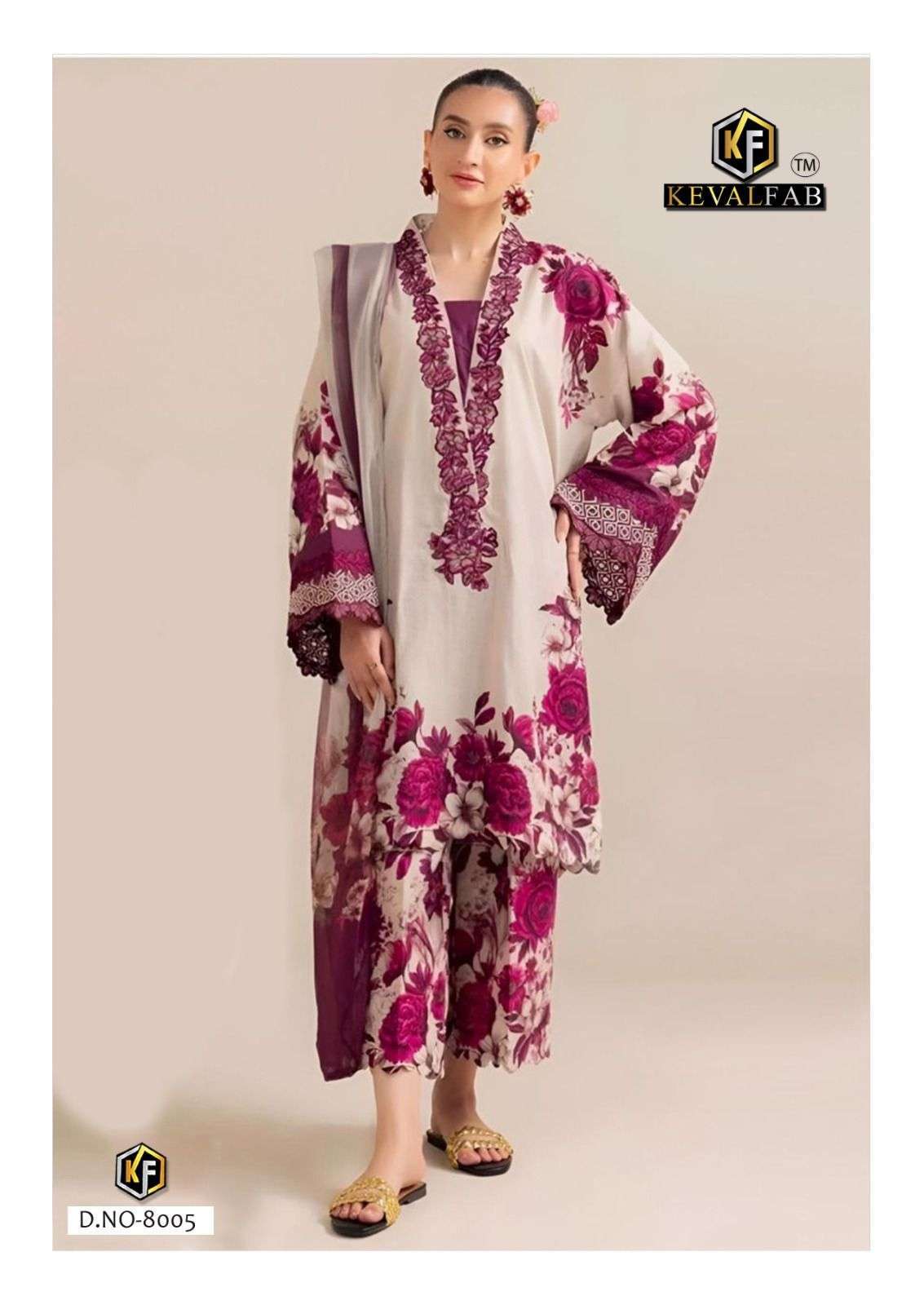 KEVAL FAB QURBAT NX VOL 8 NEW DESIGNS COTTON DIGITAL PRINTS SALWAR SUIT