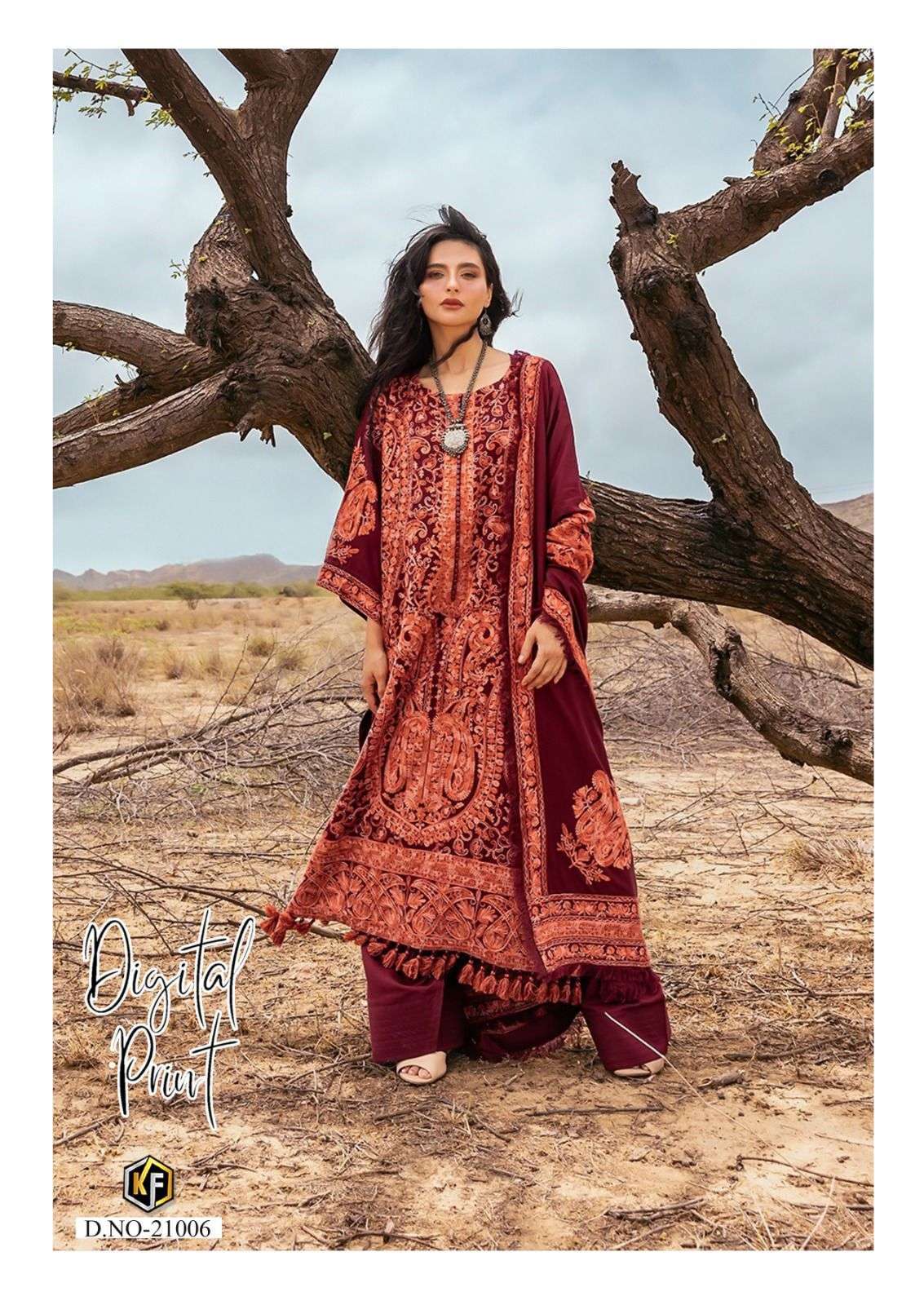 KEVAL FAB SOBIA NAZIR VOL 21 COTTON DIGITAL KARACHI PRINTS SALWAR SUIT