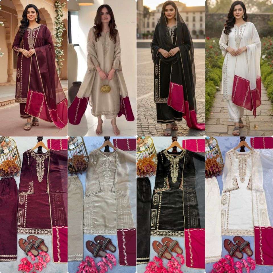 LADY LOOK 031 JIMMY CHOO SILK HEAVY BEAUTIFUL DESIGNER LOOK SUIT