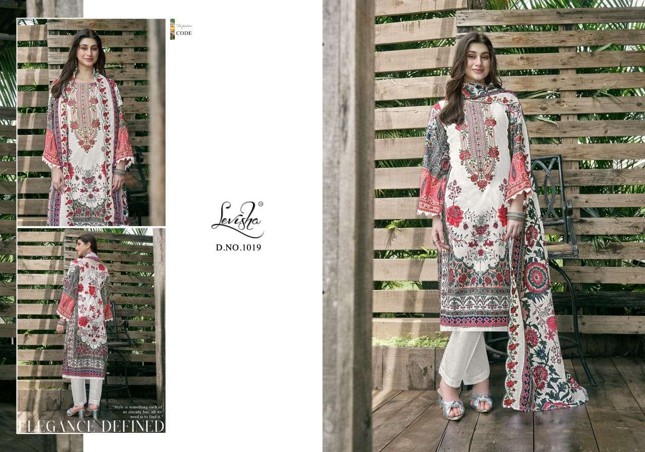 LEVISHA MASHAKALI LAWN COTTON DIGITAL PRINT WITH FANCY WORK SUIT