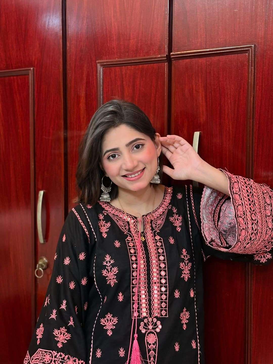 LG 1993 SILK SILK EMBROIDERED DESIGNER WORK FESTIVE WEAR LADIES SUIT