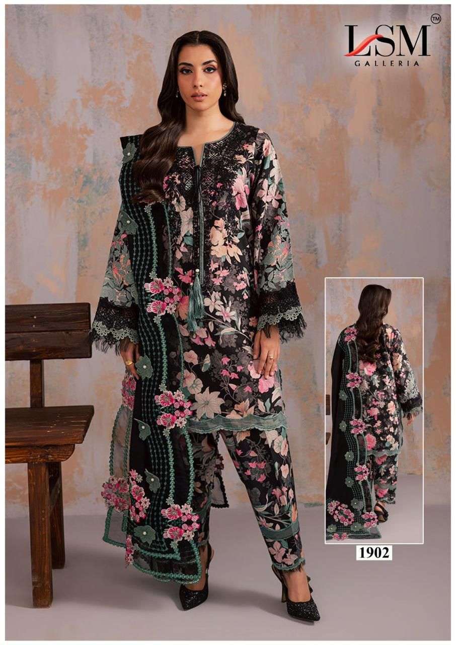 LSM GALLERIA PARIAN DREAM VOL 19 LAWN COTTON DIGITAL PRINT SALWAR SUIT