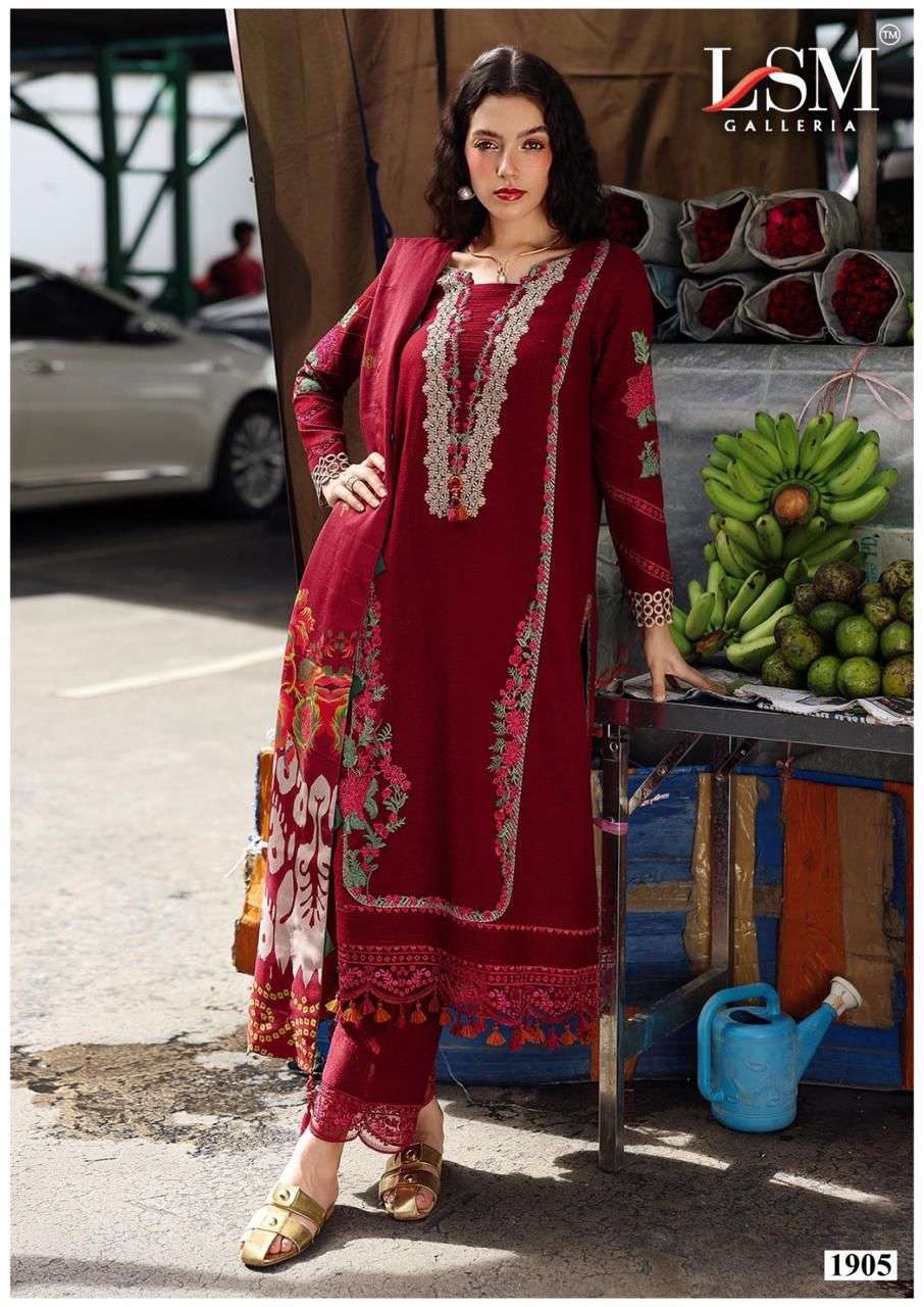 LSM GALLERIA PARIAN DREAM VOL 19 LAWN COTTON DIGITAL PRINT SALWAR SUIT
