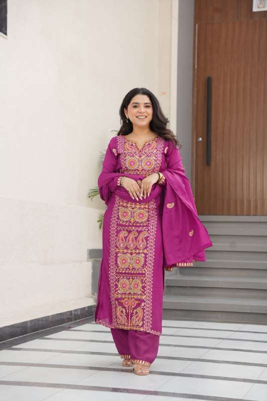 LW 9306 SILK DESIGNER FUNCTION WEAR READY MADE LADIES SUIT